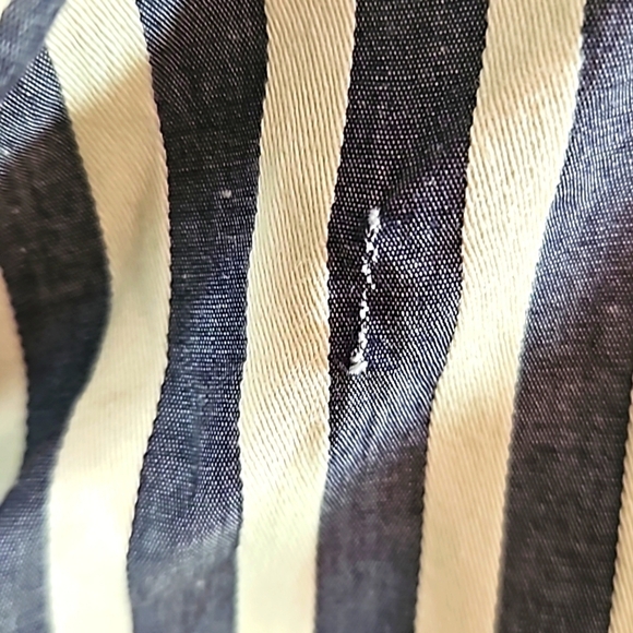 The Limited Gray,Cream & Black Striped Dress Size 10 - Picture 6 of 9